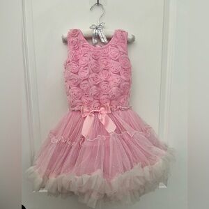 Popatu 3-4T Pink Ruffle Dress